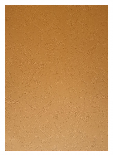 Обложки для переплета картонные, текстура кожа, 230г/м2, А4, светло-оранжевый